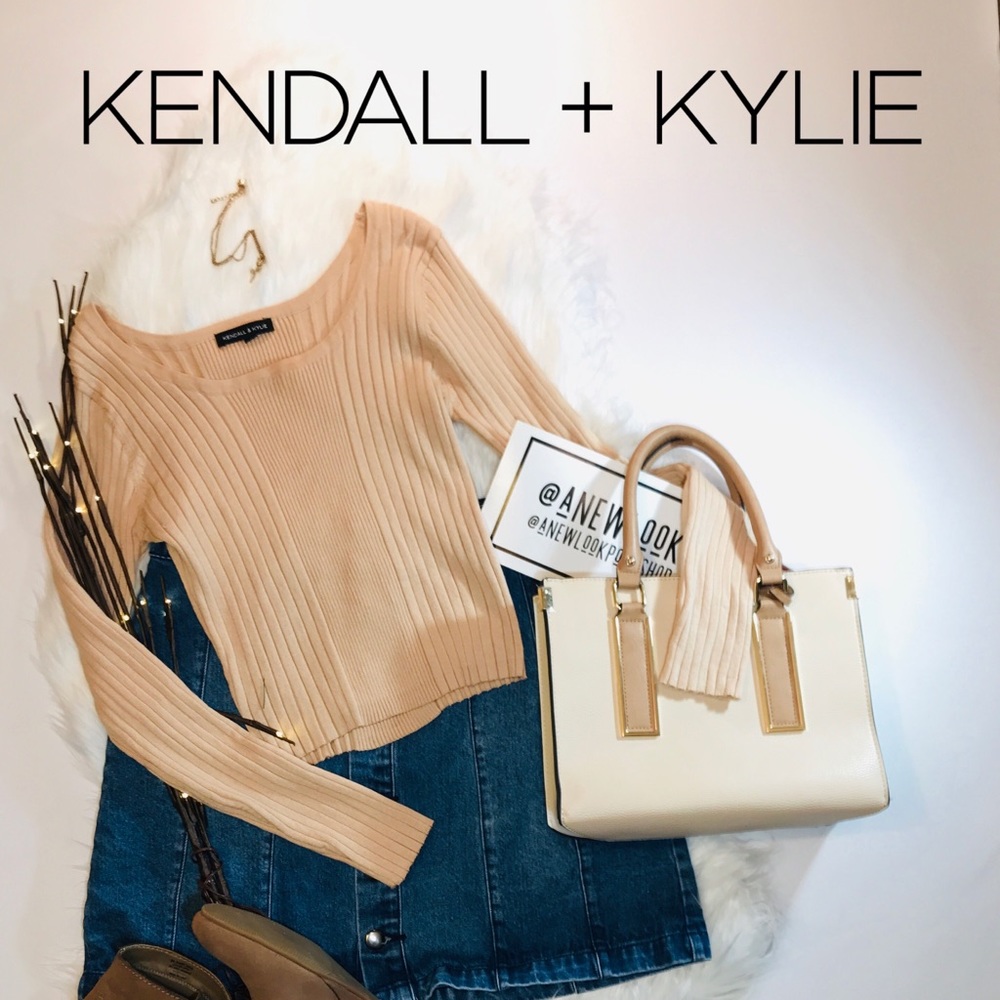 Kendall + Kylie Ribbed Sweater